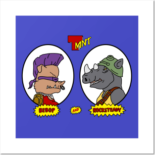 Bebop and Rocksteady Posters and Art